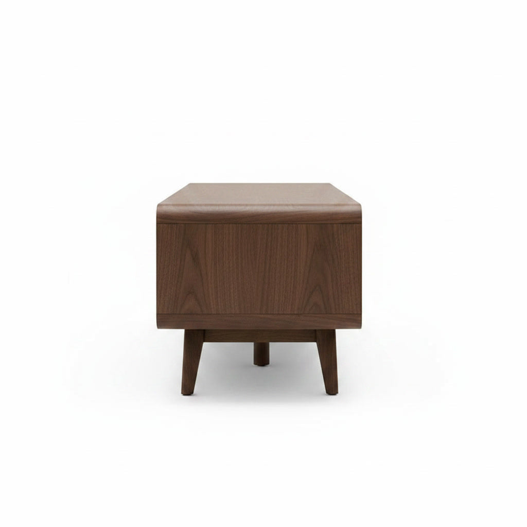 Широка ТВ-тумба з прихованими інтегрованими ручками "Symmetry Solid"